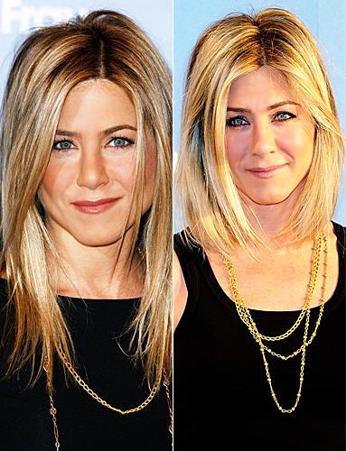 jennifer aniston makeover 2011. Jennifer Aniston debuted a shorter look, she took off several inches while 