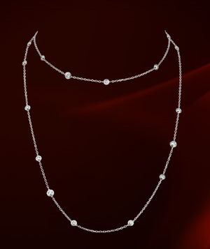 cartier diamond spotlight necklace